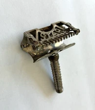 KAMPFE BROS Star Safety Razor New Model 1904, Handle Extension Missing, No Blade
