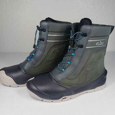 Gill Sailing Race Boots 915 Graphite Mens 10 Offshore-style Water Proof 122075
