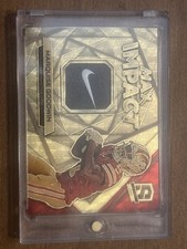 2019 Panini Spectra Max Impact Marquise Goodwin GOLD VINYL 1/1 Nike Patch