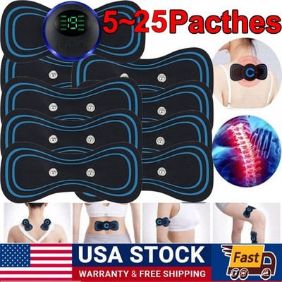 Pulse Tens Unit EMS Massager Neck Back Full Body Pain Relief with Remote Control