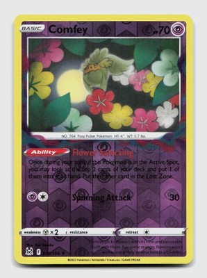 Comfey 079/196 Rare LOR Verlorener Ursprung Pokemon Reverse Holo NM/M