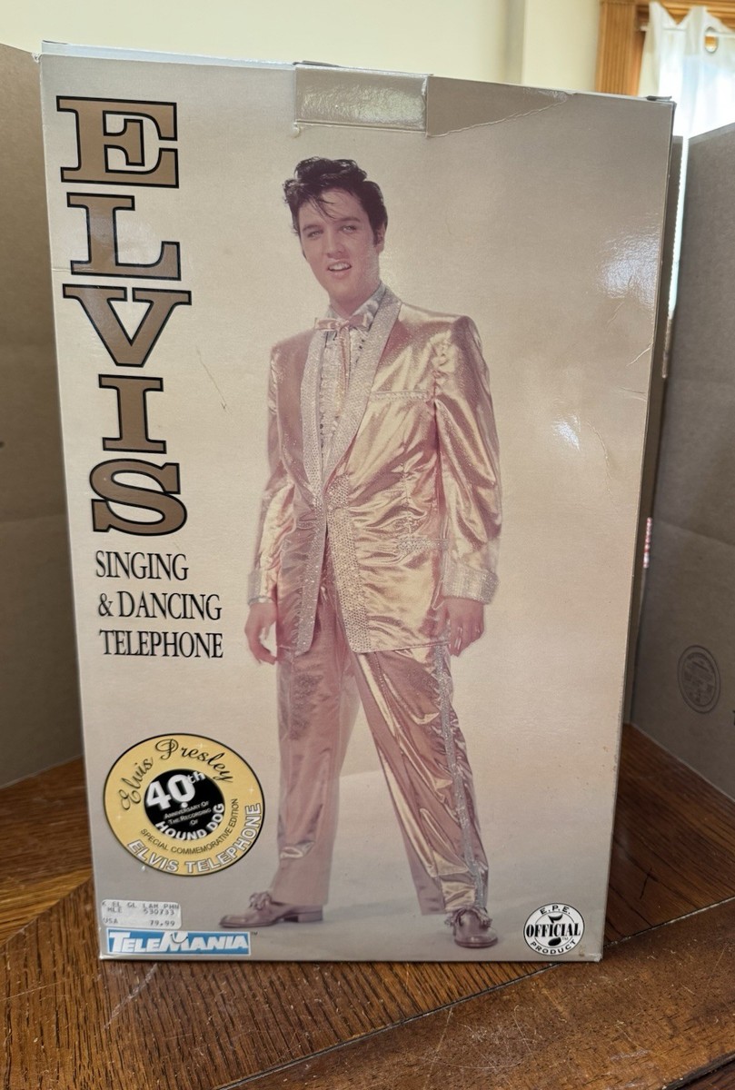 Elvis Presley Singing & Dancing Telephone 40th Anniversary Hound