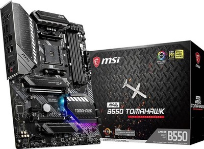 MSI MAG B550 TOMAHAWK Motherboard ATX [AMD B550 Chipset] Ryzen 5000 Series Proce