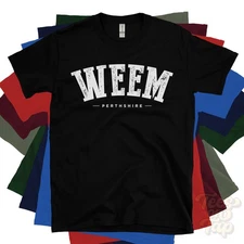 WEEM PERTHSHIRE T-SHIRT castle menzies scotland college style