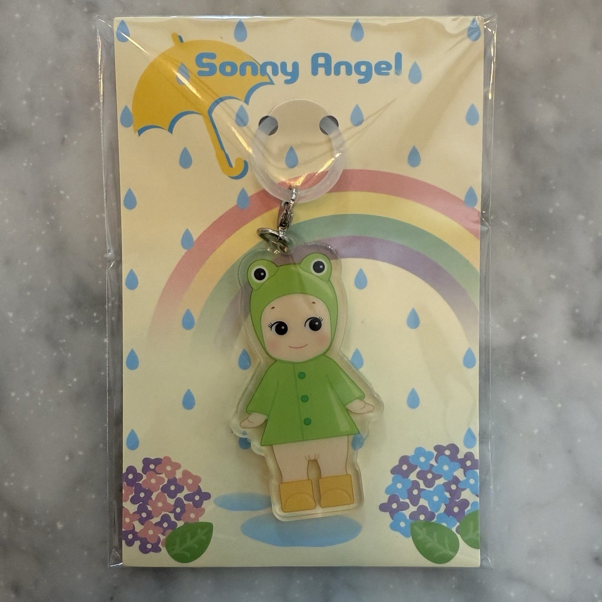 Authentic Sonny Angel I Love Rainy Day Deco Charm Keychain (Next