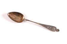 L&ouml;ffel Silberl&ouml;ffel Silber 800 Moccal&ouml;ffel Jugendstil Schmetterling 7gramm