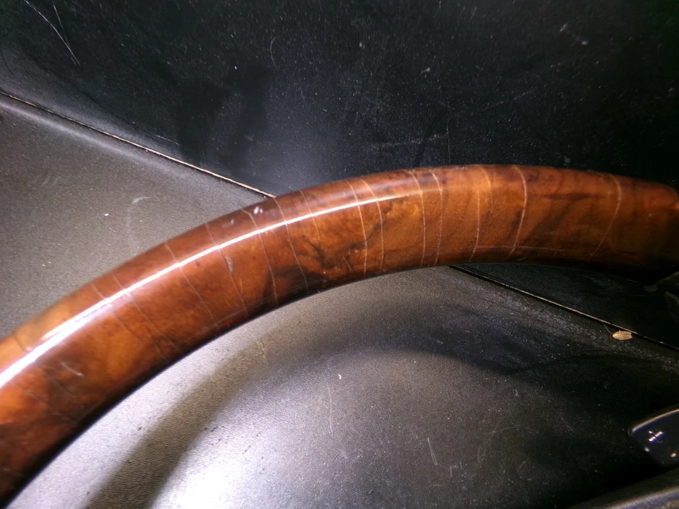 Driver Steering Wheel Wood Top A1644607103 09-12 Mercedes Benz W164 ML350 ML500 - Image 3 of 4