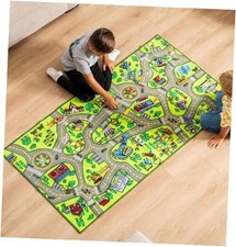 Kids Carpet Playmat Car Rug - Educational Road Medium - 60  x32  Highway Carpet