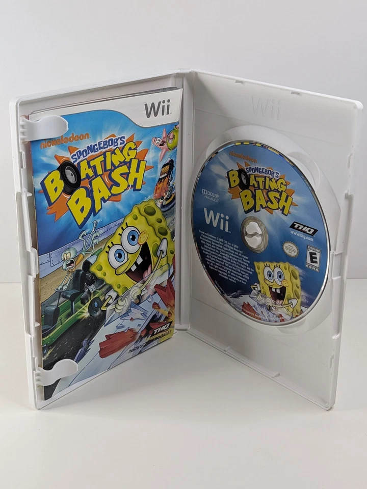 Spongebob Boating Bash (Nintendo Wii) CIB Complete w/ Manual - Image 4 of 4