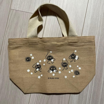 #ad Studio Ghibli My Neighbor Totoro Soot Sprite Tote Bag Unused $74.97