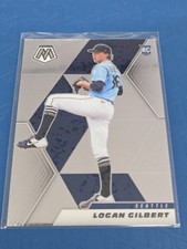 2021 Panini Mosaic Rookie #287 Logan Gilbert Seattle Mariners BASEBALL Card 3M. rookie card picture