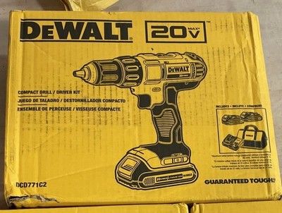 DeWalt DCD771C2 20V MAX Comapct Drill/Driver Kit