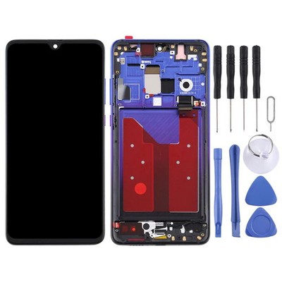 LCD Screen and Digitizer Full Assembly with Frame for Huawei Mate 20, For Huawe