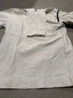 Vtg US Naval Shirt White Rare Navy Stripe WW2 Uniform Military Sailor Navy USN