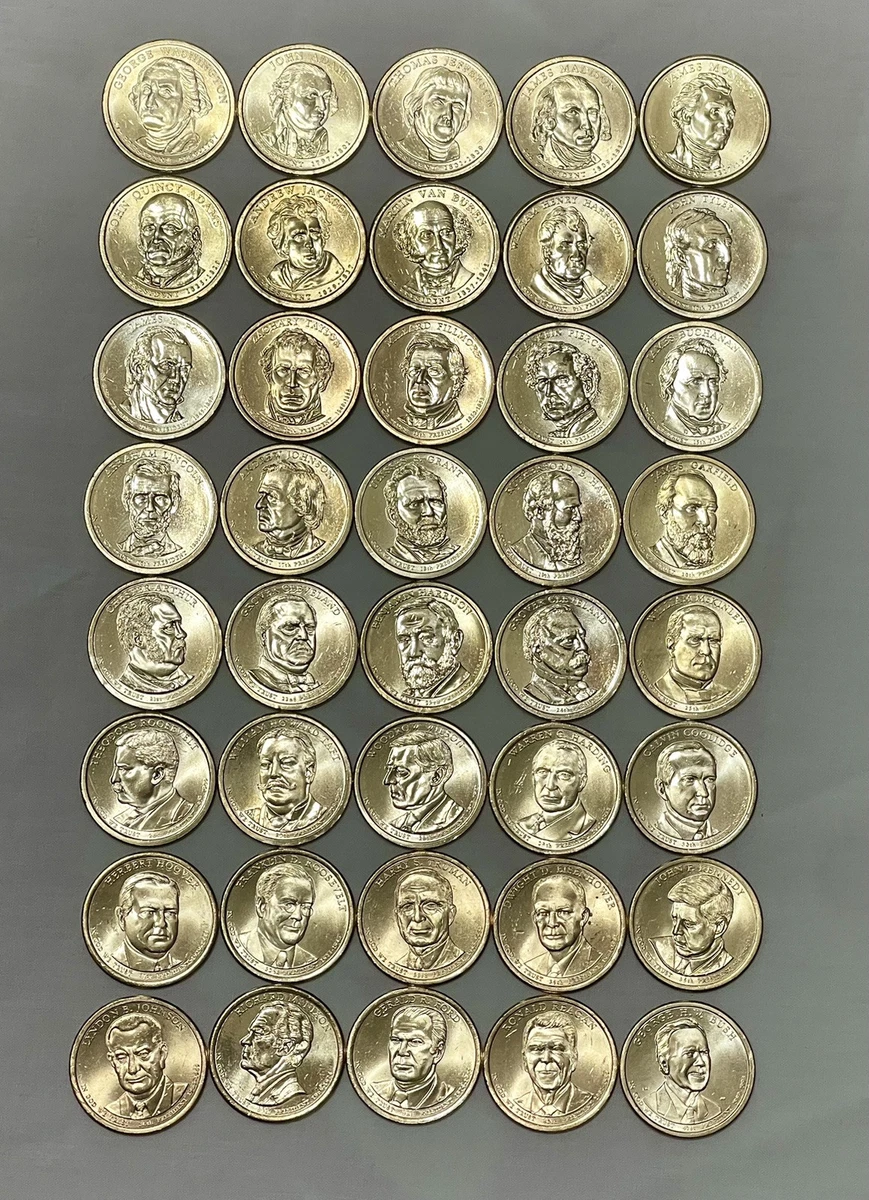 Uncirculated U.S. Mint 2007 Presidential Dollar Coins (2007-Now