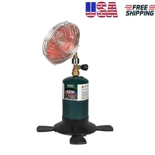 6200BTU Portable Propane Heater  with Control Valve Patio Heater for Camping