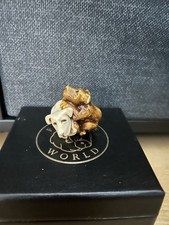 HARMONY KINGDOM - FRAGILE WORLD ENTWINED DOGS - ORNAMENT FIGURINE