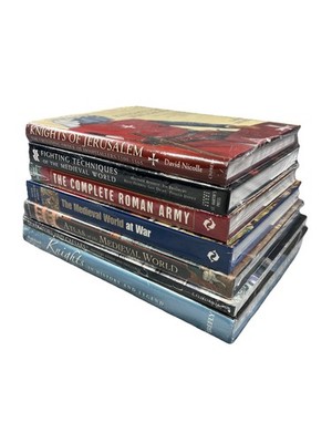 Medieval Times Book Lot History Fighting Techniques Gladiators Caeser SEALED NEW