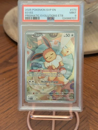 Pokemon Eevee 173 Sv Scarlet & Violet Promo Holo Prismatic Evolutions ETB PSA 9