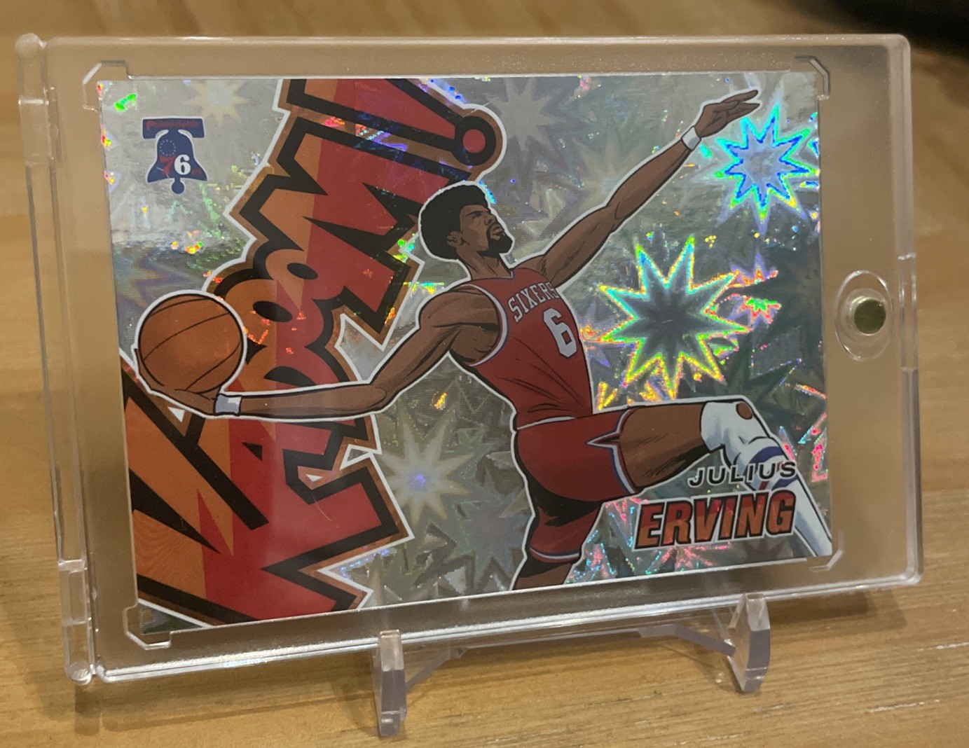 🔥 Julius Erving🔥2024-25 Revolution KABOOM CASE HIT SSP🔥DR. J The LEGEND🔥