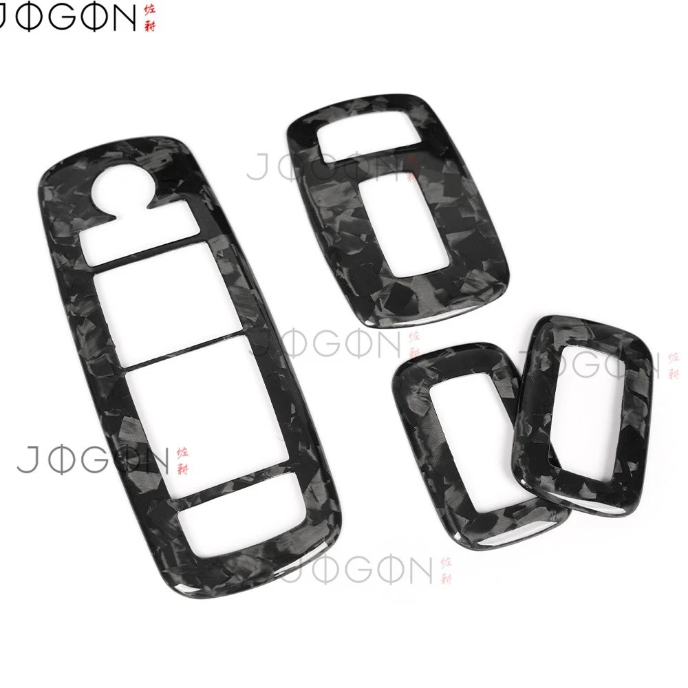 RHO For Dodge Ram 1500 TRX 2021-2025 Forged Carbon Door Window Lift Button Cover - Picture 9 of 12