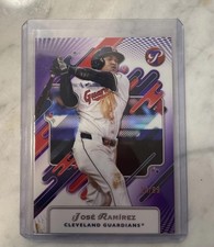 2025 Topps Pristine Jose Ramirez #88 Purple Refractor /99 Guardians