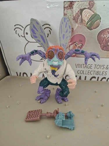 Vintage TMNT Ninja Turtles Figure Baxter Stovkman 1989 Complete