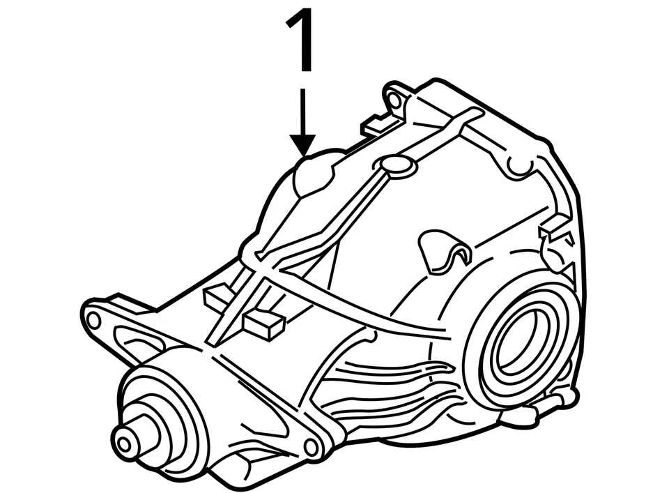 Carrier Automatic Transmission 2.81 Ratio Rear Fits 13-19 BMW 650i 844070 Foto 3 de 4
