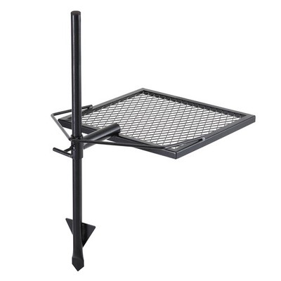 Uimoso Schwenkbarer Lagerfeuergrill aus Stahl mit 16x16'' Grillrost für Camping