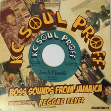 KC White - Love Is A Gamble - KC Soul Proff - 7"  Vinyl