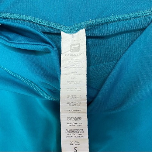 Leggings para mujer Fabletics azul azulado mantecoso suaves tiro medio talla pequeña - Imagen 4 de 10