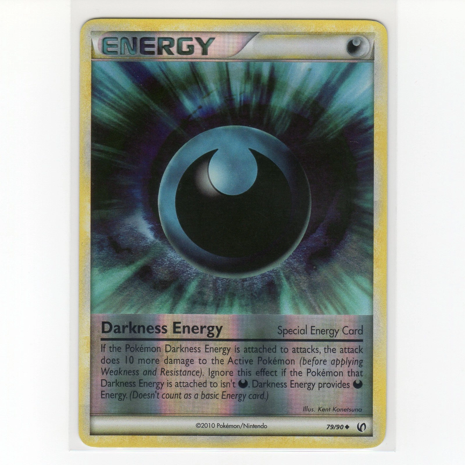 Pokémon TCG Darkness Energy Special 79/90 HGSS Undaunted Reverse Holo Card EN-LP