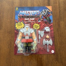 Masters of the Universe Ram Man Deluxe MOTU Origins 2020 Mattel  - UNPUNCHED