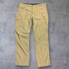 Eddie Bauer Rainier Pants Mens 38x32 Travex Nylon Stretch Hiking Outdoor Travel