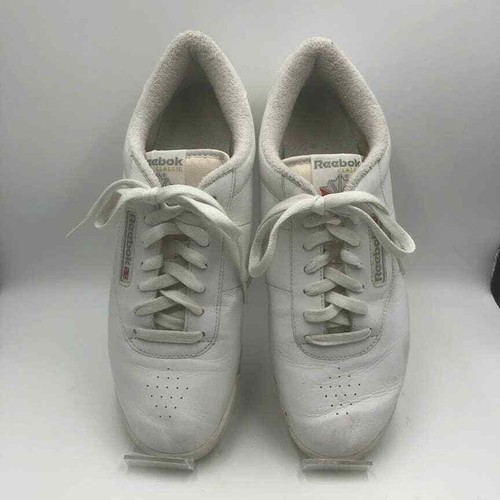 Reebok Women's White Lace Up Athletic Shoes Sneakers Size 11 - Picture 10 of 12
