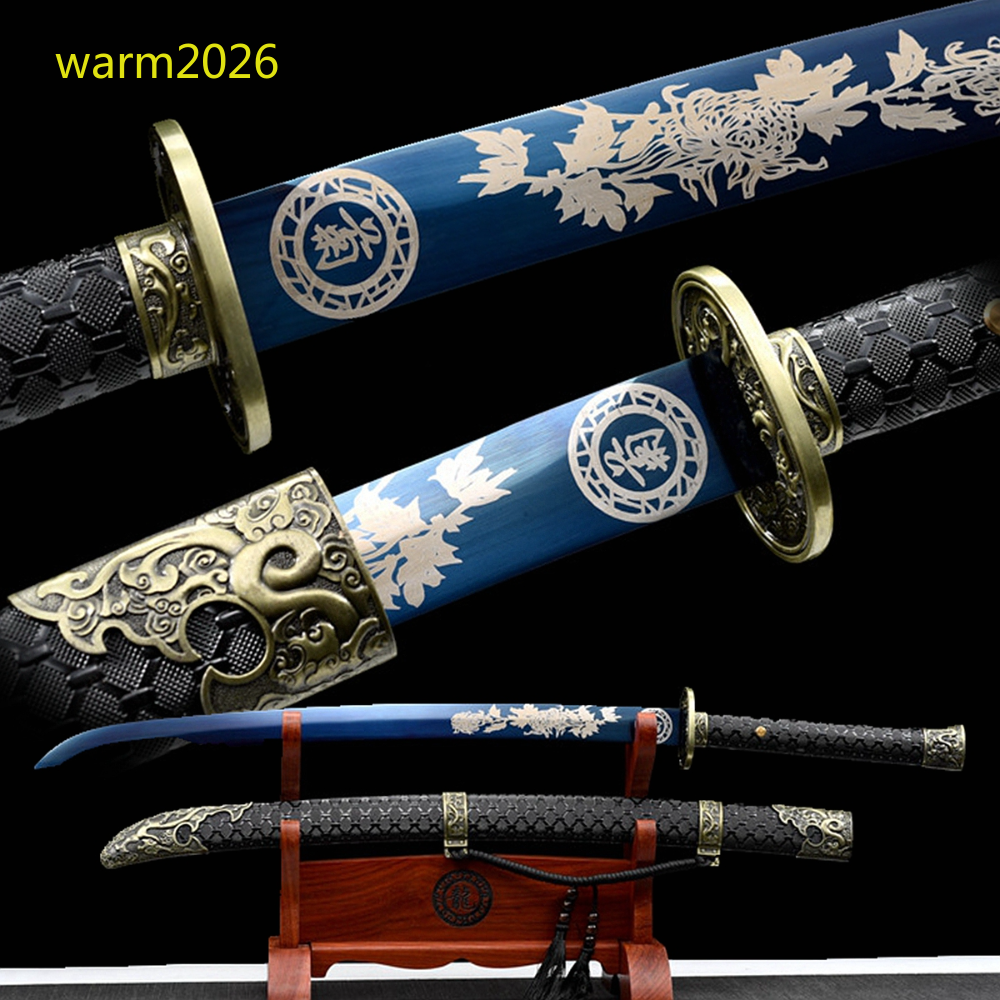 Chinese Broadsword Dao Spring Steel Flower Sword 