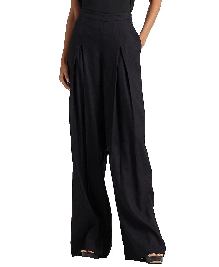 Lauren Ralph Lauren Black Linen Pants for Women