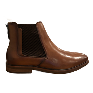 cognac madden chelsea boot steve leather