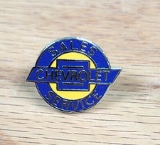 CHEVROLET SALES SERVICE HAT LAPEL PIN  NEW