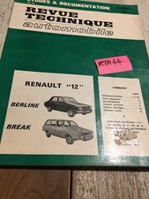 Revue technique Renault R12