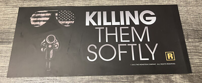 2012 Killing Them Softly Movie Theater Mylar Poster 5 x13  Brad Pitt Ray Liotta