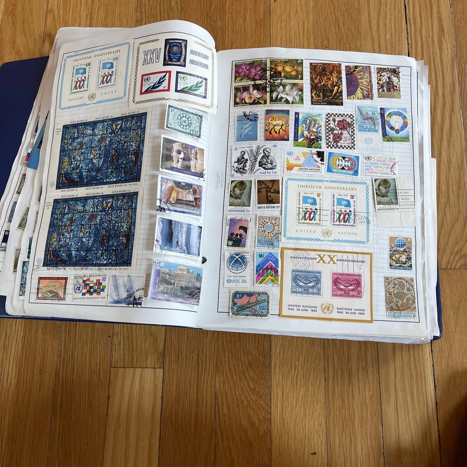 UN United Nations NY,Geneva,Vienna Statesman Full Stock Album Collection - Image 3 of 4