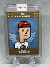 Topps Project 70 #930C Mike Trout Variant by Ben Baller 14/27 Chase Card
