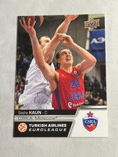 2015-16 UD Euroleague Sasha Kaun #E-69 CSKA Moscow