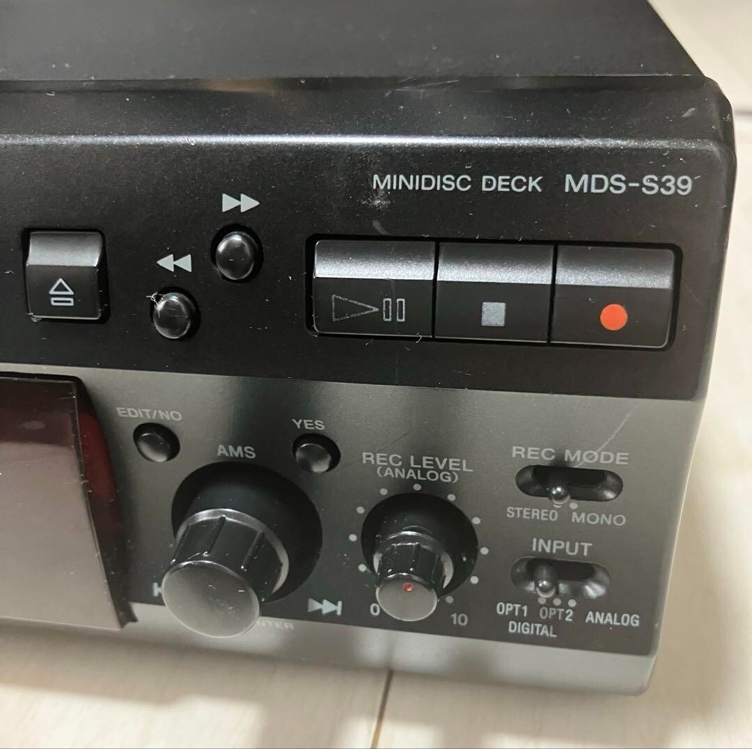 SONY MDS-S39 MDデッキ MINIDISC DECK ソニー SONY MDS-S39 Mini