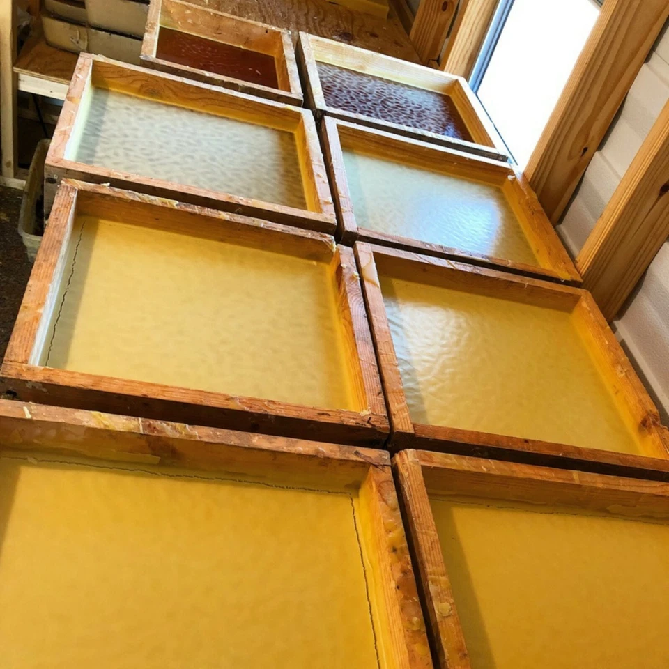 10 Pound 100% Natural American Beeswax Block Made By Our Bees - Image 2 of 4