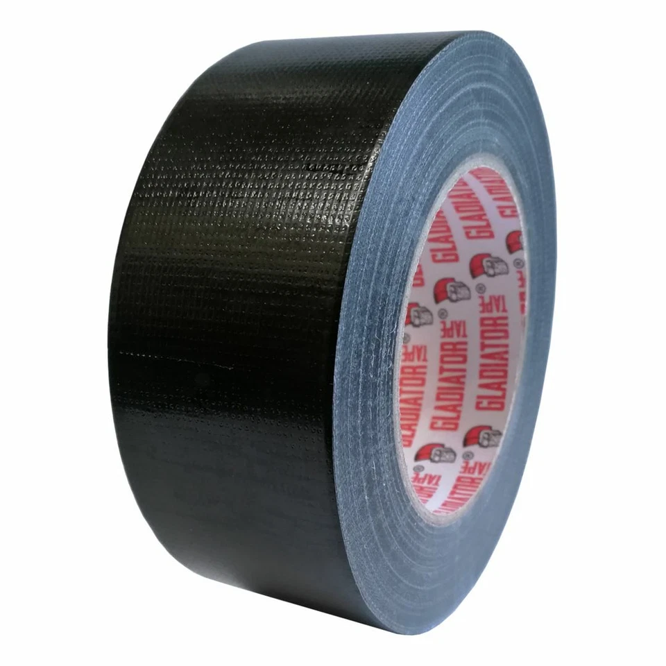 Black Gaffa Tape Strong Cloth Duct Tape Heavy Duty Waterproof Gaffer Tape Roll