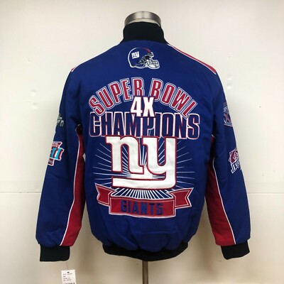 New York Giants 4-Time Superbowl Champions Jacket | eBay