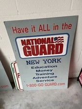 NEW YORK NATIONAL GUARD SIGN
