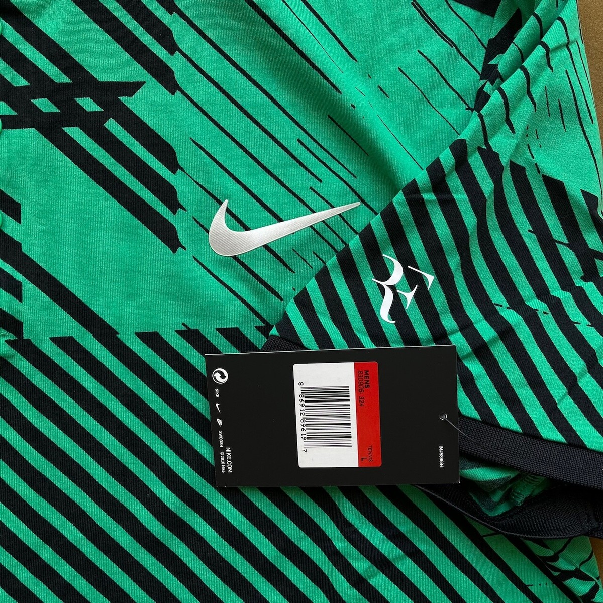 Nike Roger Federer RF 2017 Indian Wells Miami Henley Polo Tennis